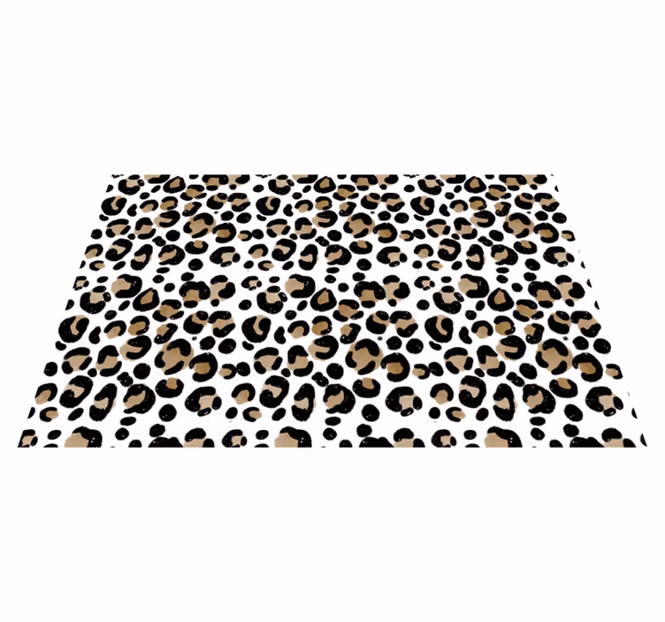 Leopard print pattern placemat - TenStickers