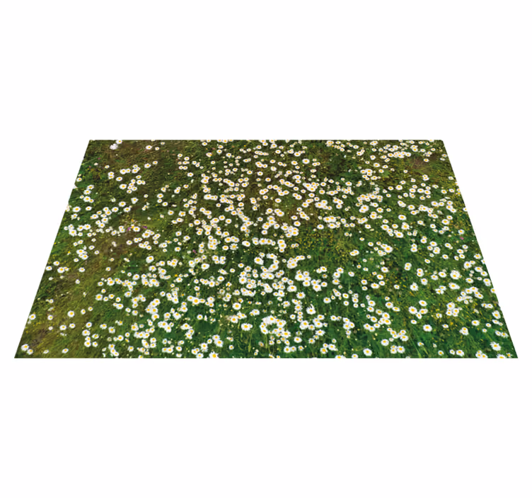 Fresh flower pattern placemat - TenStickers