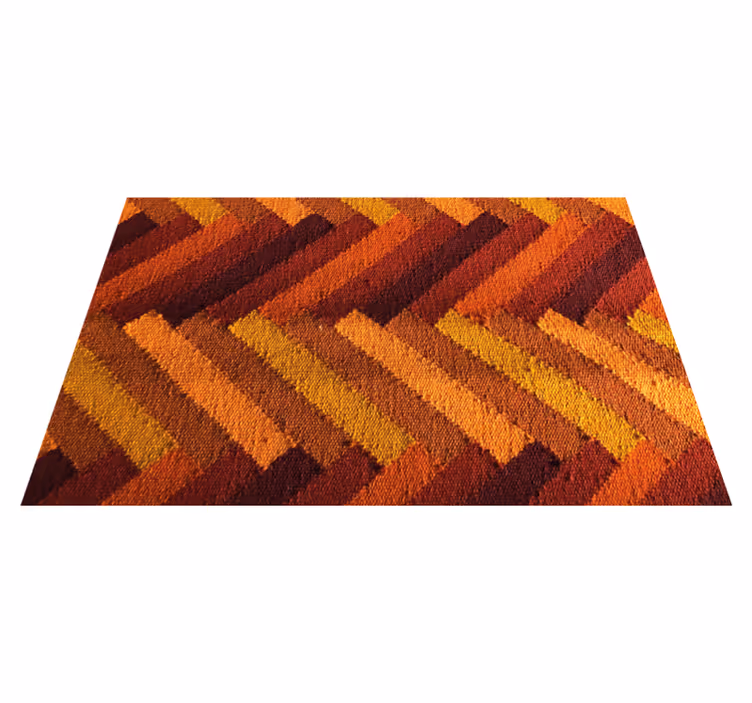 Vibrant geometric motif placemat - TenStickers