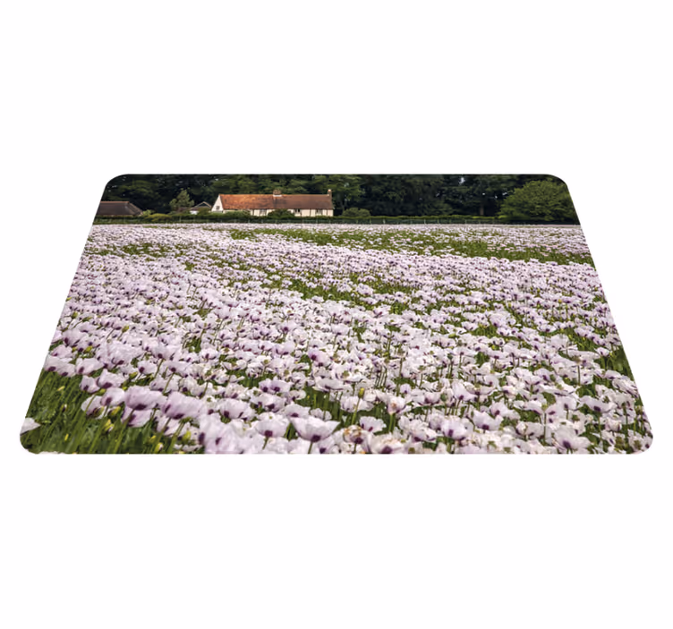 Original placemat lavender flower field - TenStickers