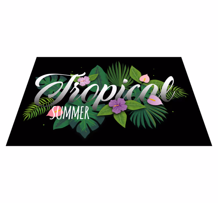 Original placemat tropical summer feel - TenStickers