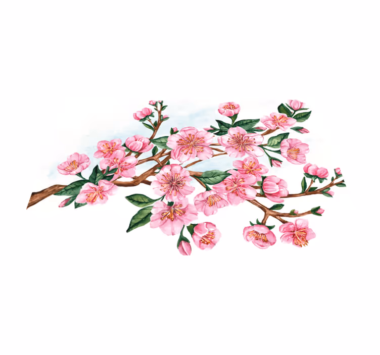 Original placemat elegant floral bowl - TenStickers