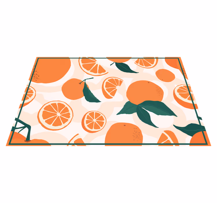 Original placemat citrus slice design - TenStickers