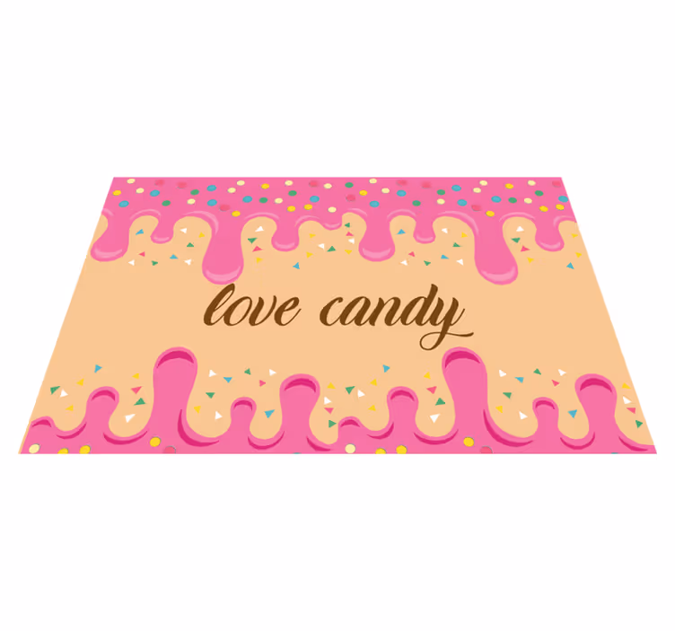 Donut cream children placemats - TenStickers