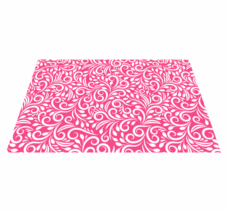 Floral pattern  modern placemats - TenStickers