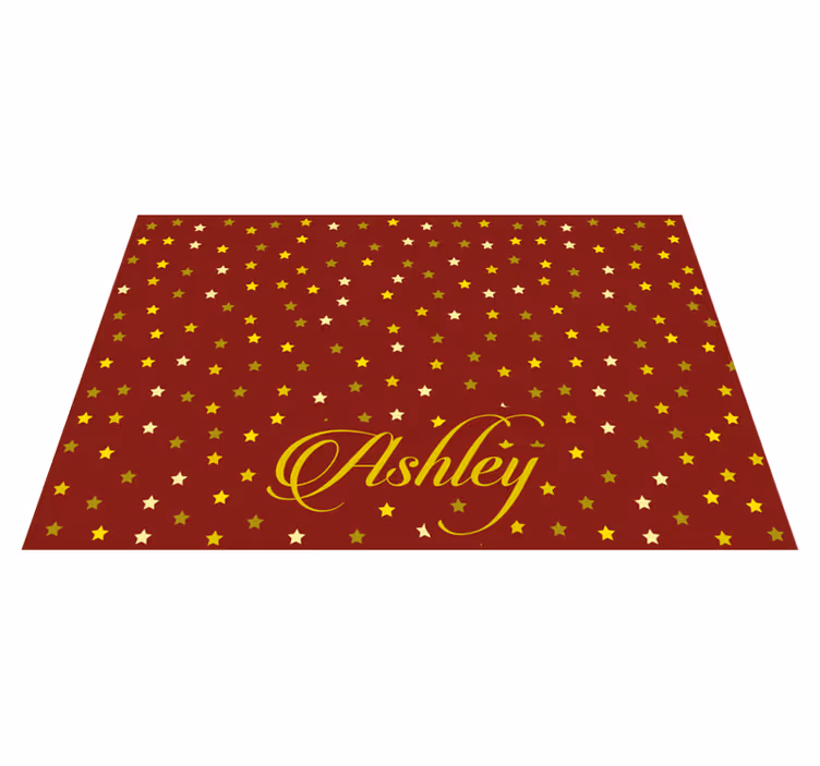 Personalizable placemat starry personalized platter - TenStickers