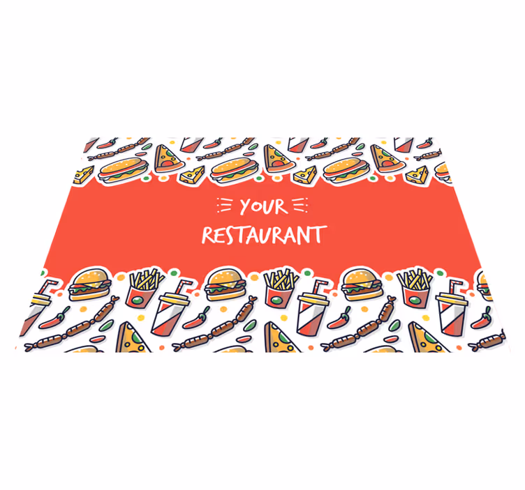 Original placemat food inspired artwork - TenStickers