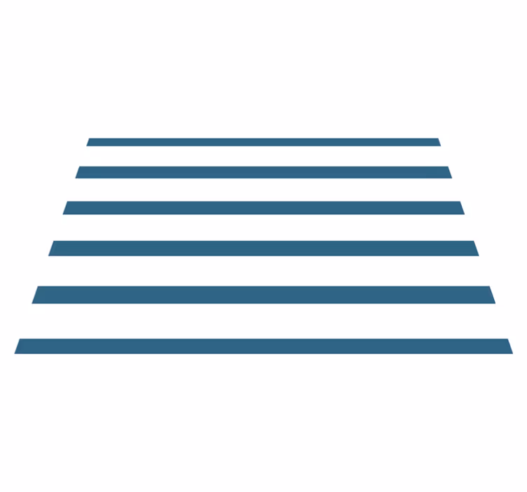 Modern placemat striped table surface - TenStickers