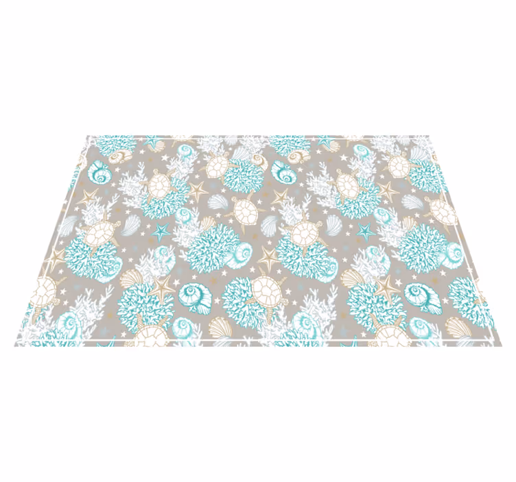Original placemat with shell pattern design - TenStickers