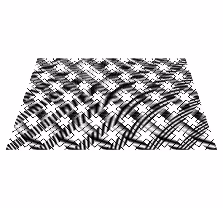 Placemat with geometric texture surface - TenStickers