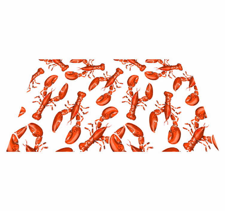 Red lobster Vinyl placemats - TenStickers