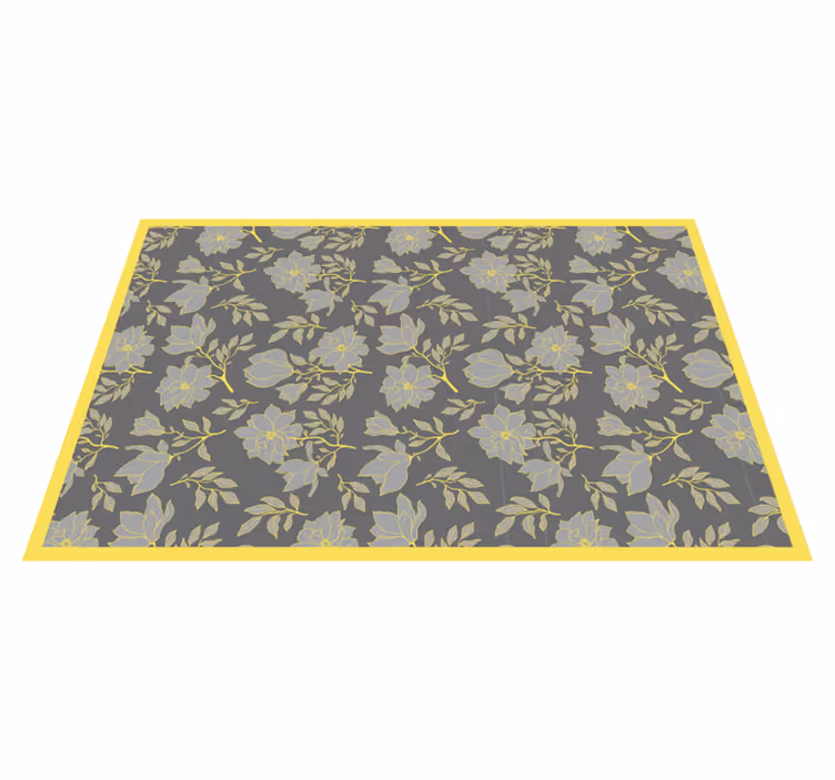 Original placemat floral print design - TenStickers