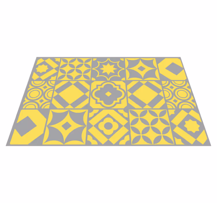 Tiles pantone pattern original placemats - TenStickers