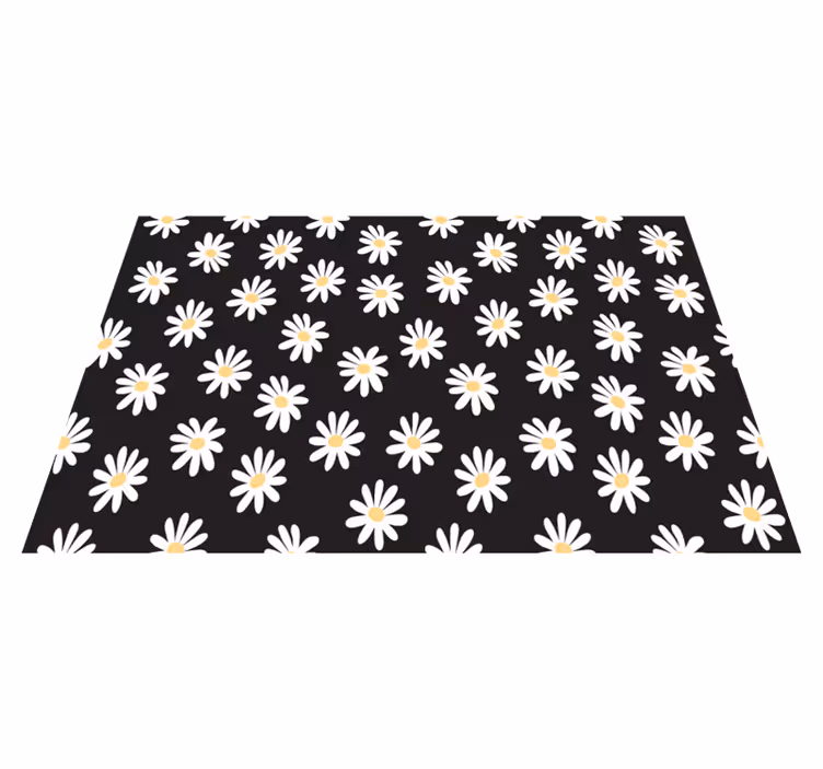 Children placemat daisy floral design - TenStickers