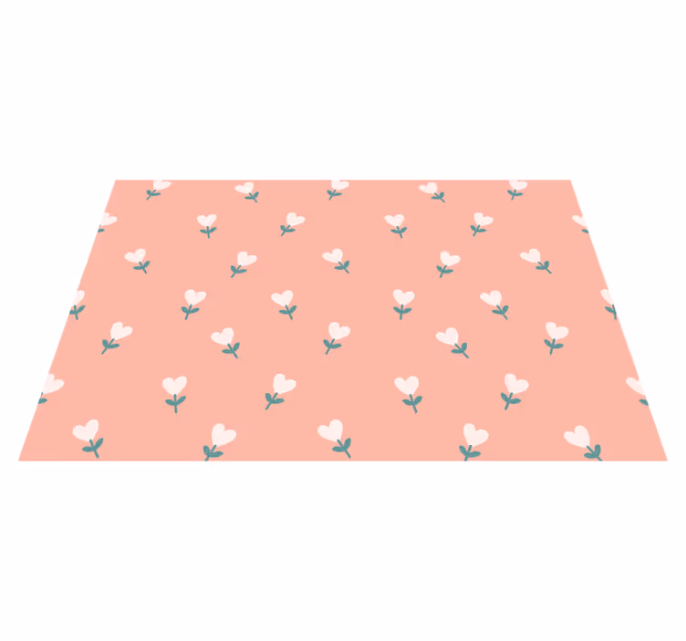 Original placemat with delightful floral design - TenStickers