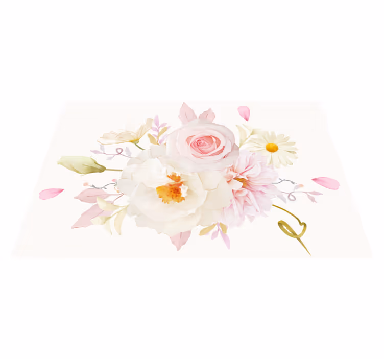 Original placemat floral arrangement joy - TenStickers