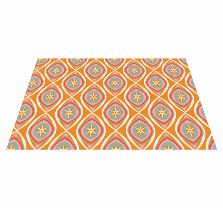 Original placemat colorful star design - TenStickers