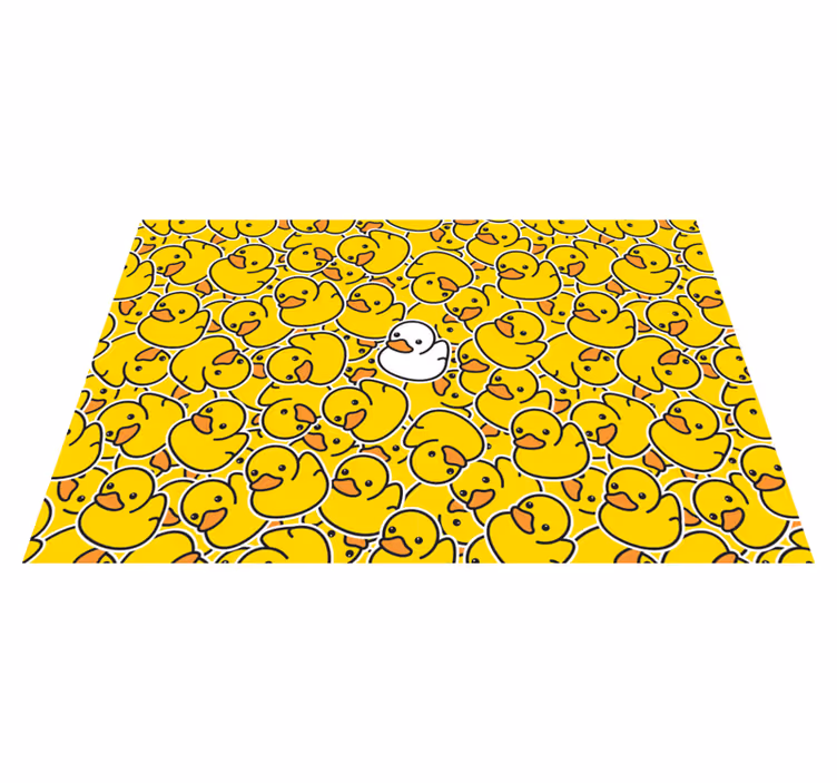 Children placemat duckling pattern design - TenStickers