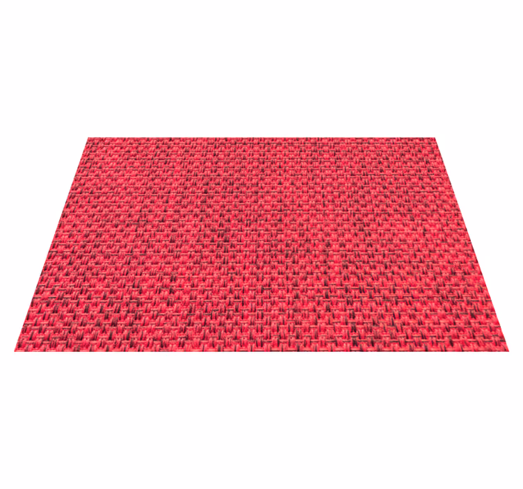 Placemat textured red mat - TenStickers