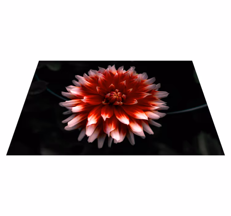 Atypical flower design original placemats - TenStickers