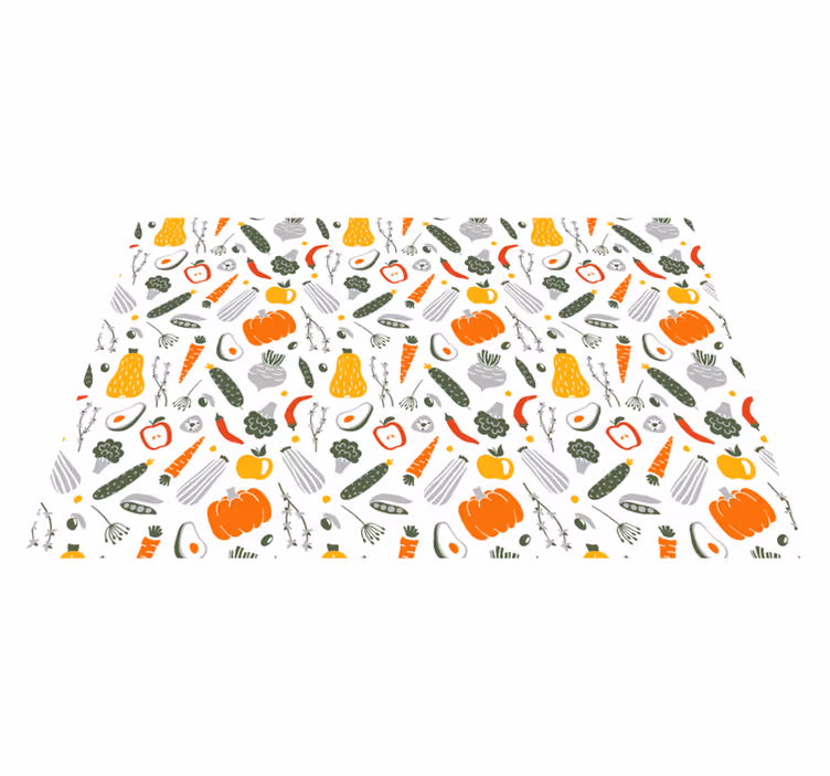 Fruit and vegetable decor original placemats - TenStickers