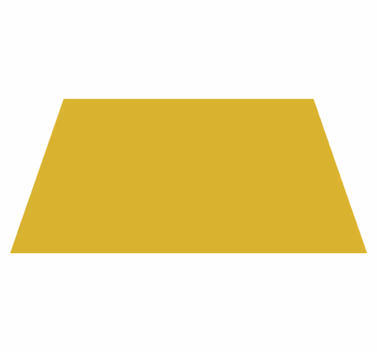 Mustard  monocoloured Vinyl placemats - TenStickers