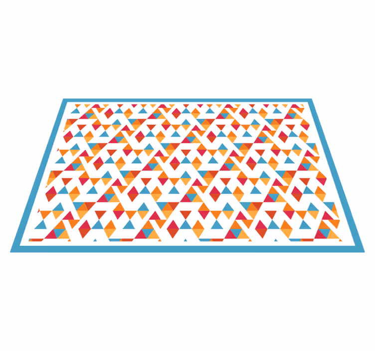Diamond shape geometric art original placemats - TenStickers