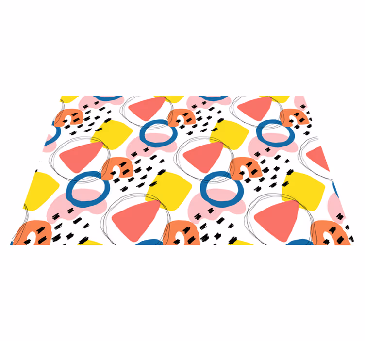 Painting art geometric style original placemats - TenStickers