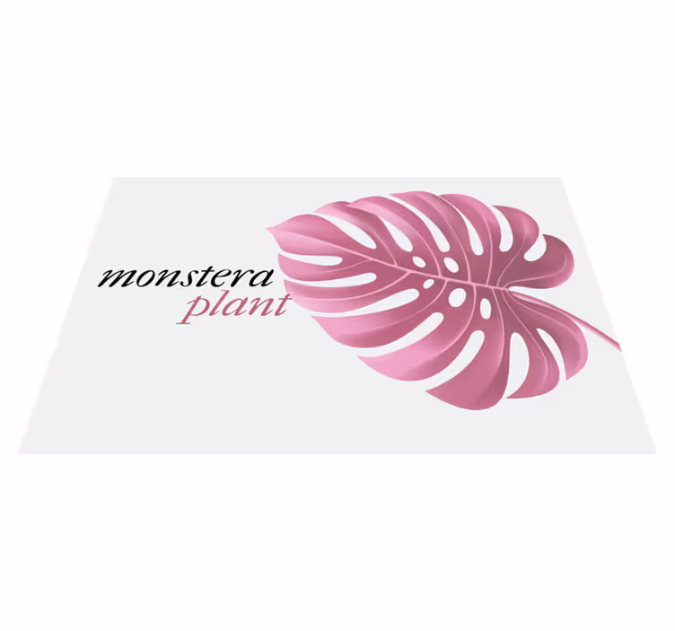 Original placemat monstera leaf design - TenStickers