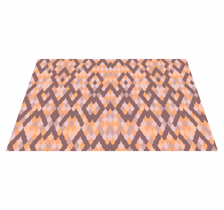 Placemat with geometric diamond patterns - TenStickers
