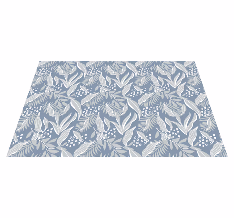 Grey floral print  elegant placemats - TenStickers