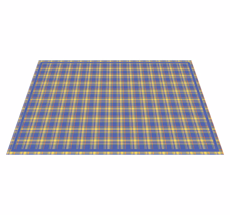 Plaid Pattern Surface placemat - TenStickers
