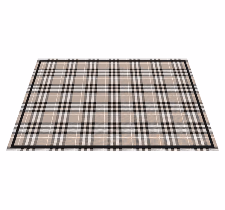 Classic plaid pattern placemat - TenStickers