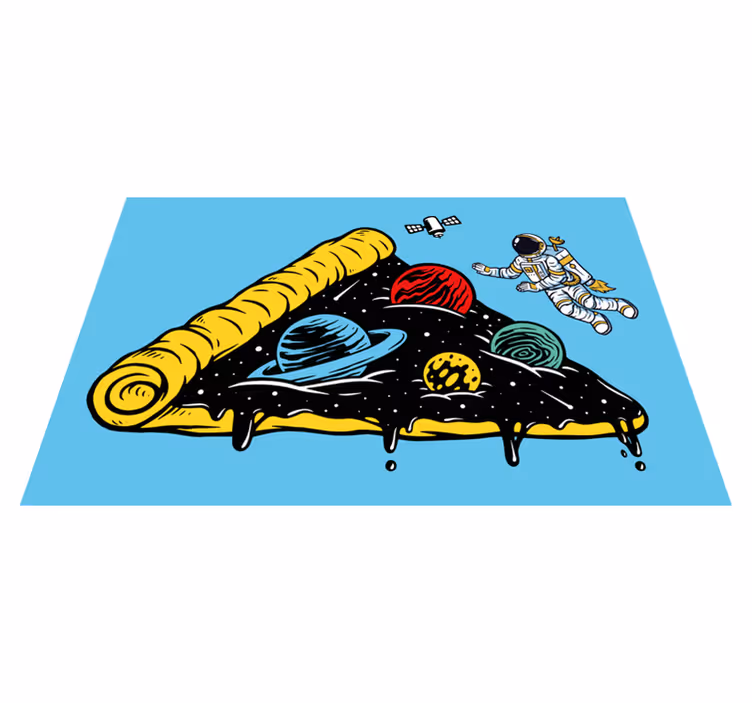 Space Themed Slice original placemat - TenStickers