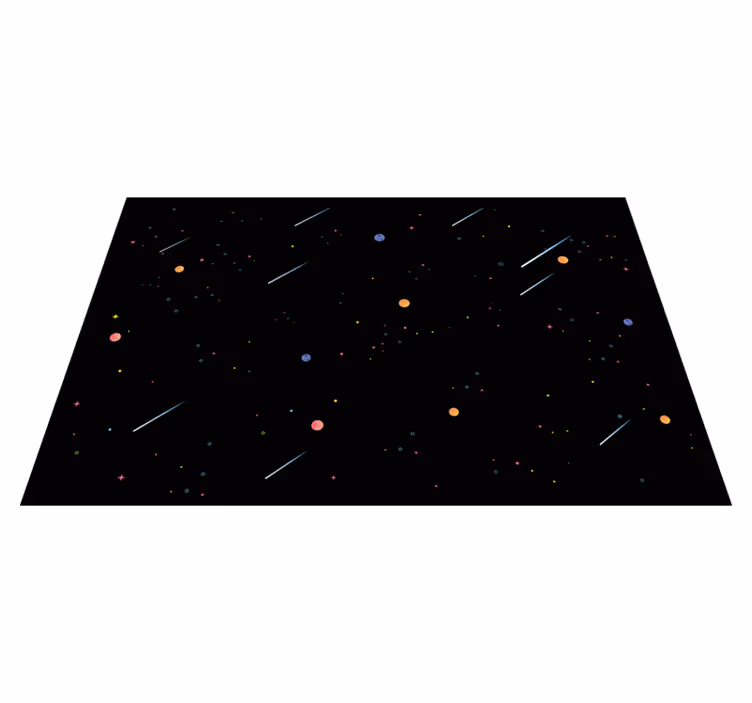 Children placemat space-themed kids meal - TenStickers