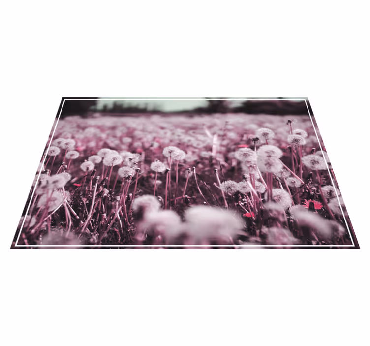 Grapes with dandelions placemat - TenStickers