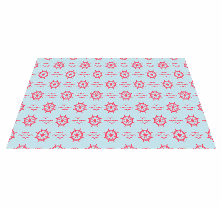 Original placemat nautical steering wheel design - TenStickers