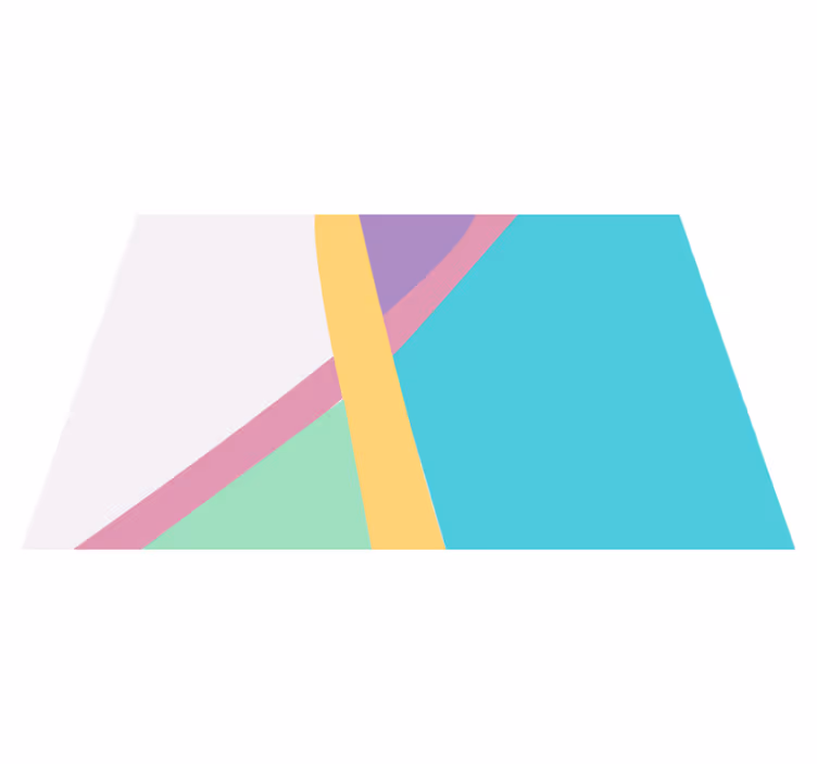 Colorful background blocks modern placemats - TenStickers