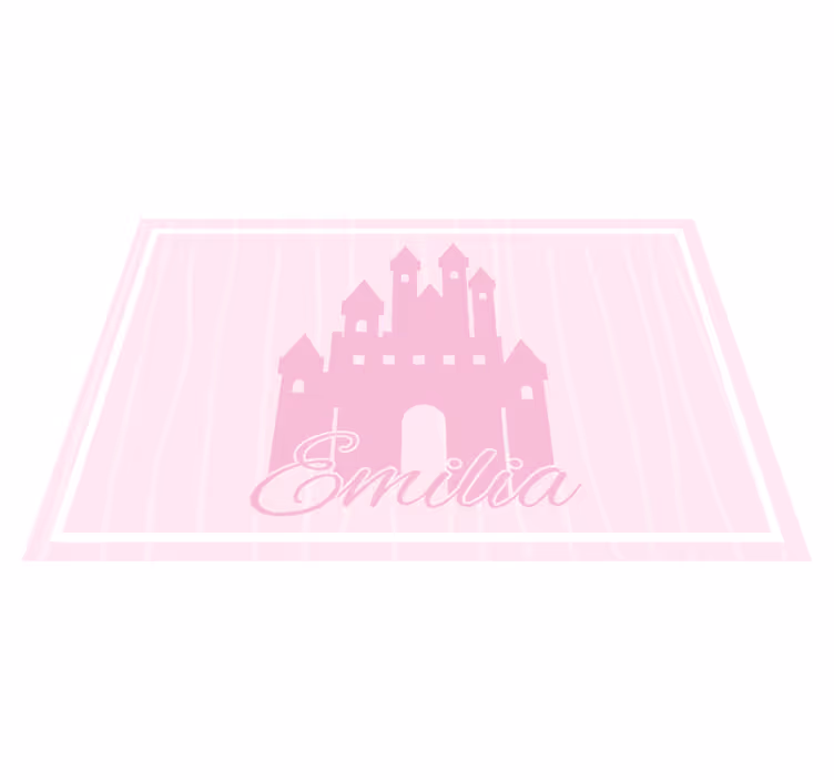 Children placemat with castle themed design - TenStickers
