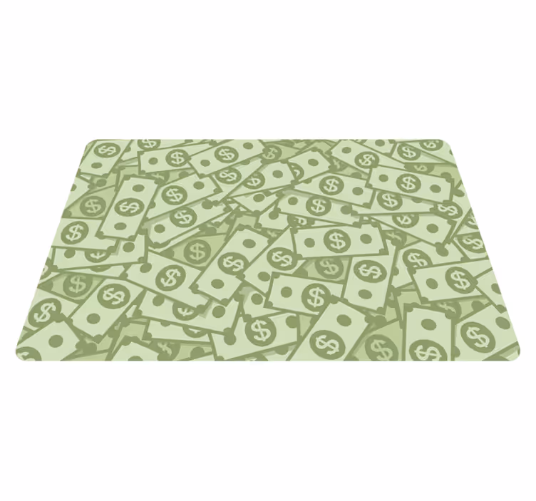 Original placemat cash pattern design - TenStickers