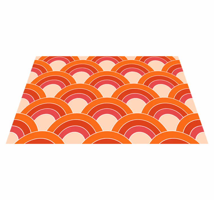 Geometric  groovy pattern original placemats - TenStickers