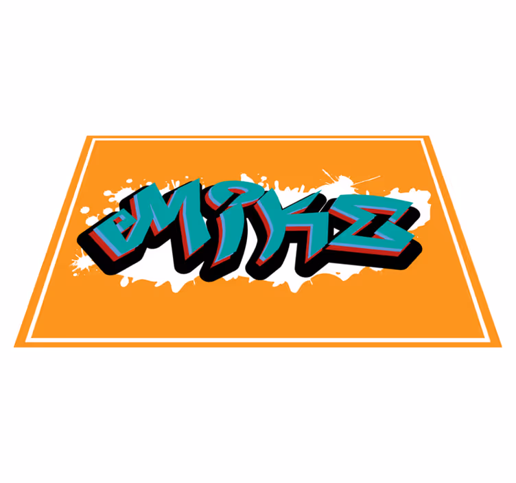 Wild style king graffiti Personalised placemats - TenStickers