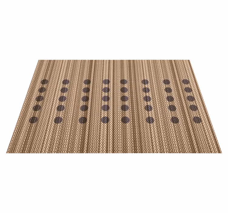 Placemat elegant brown surface - TenStickers