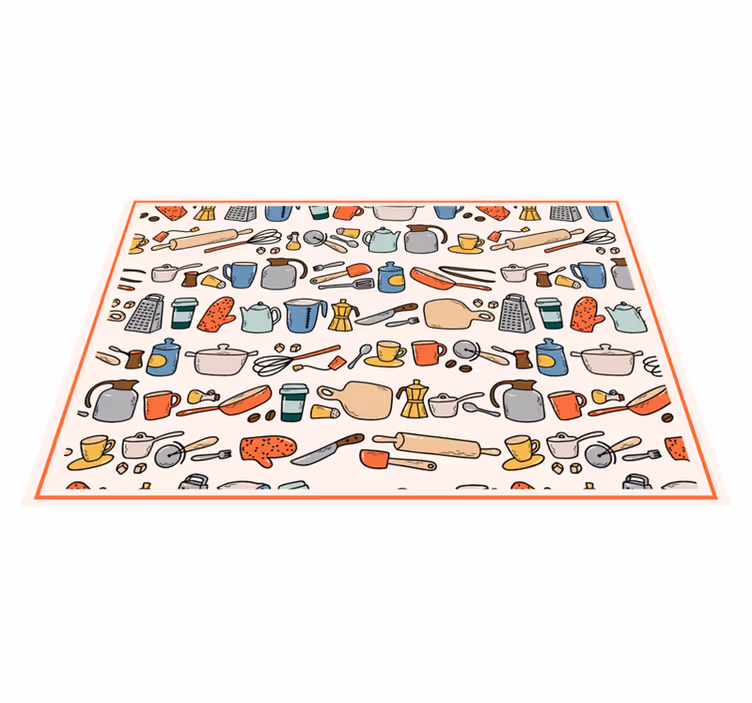 Original placemat kitchen utensils collection - TenStickers