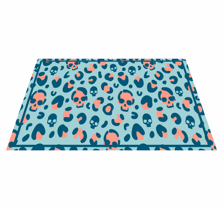 Original placemat skull print design - TenStickers