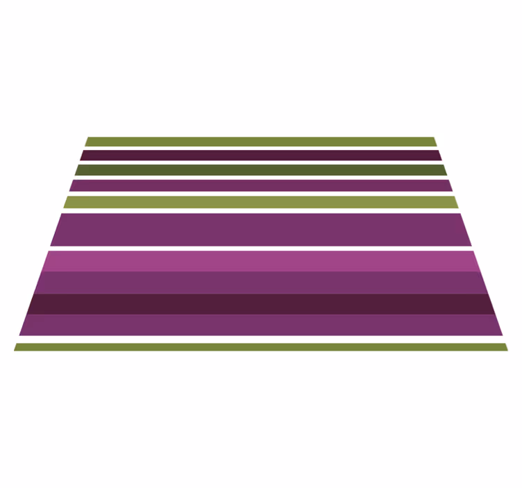 Bold horizontal stripes placemat - TenStickers