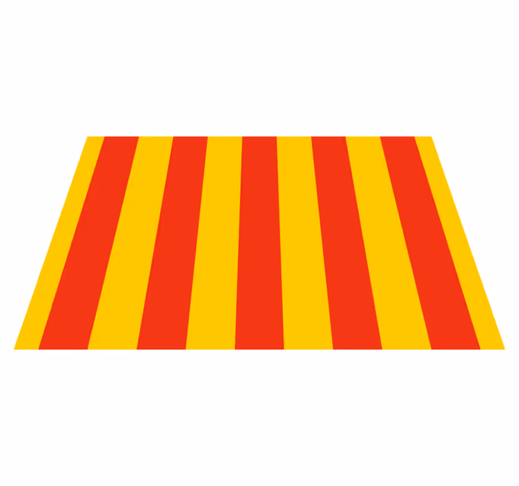 Original placemat with bold striped design - TenStickers