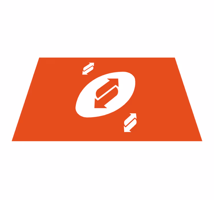 Original placemat with dynamic arrow design - TenStickers