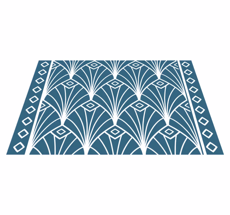 Modern placemat with elegant floral design - TenStickers