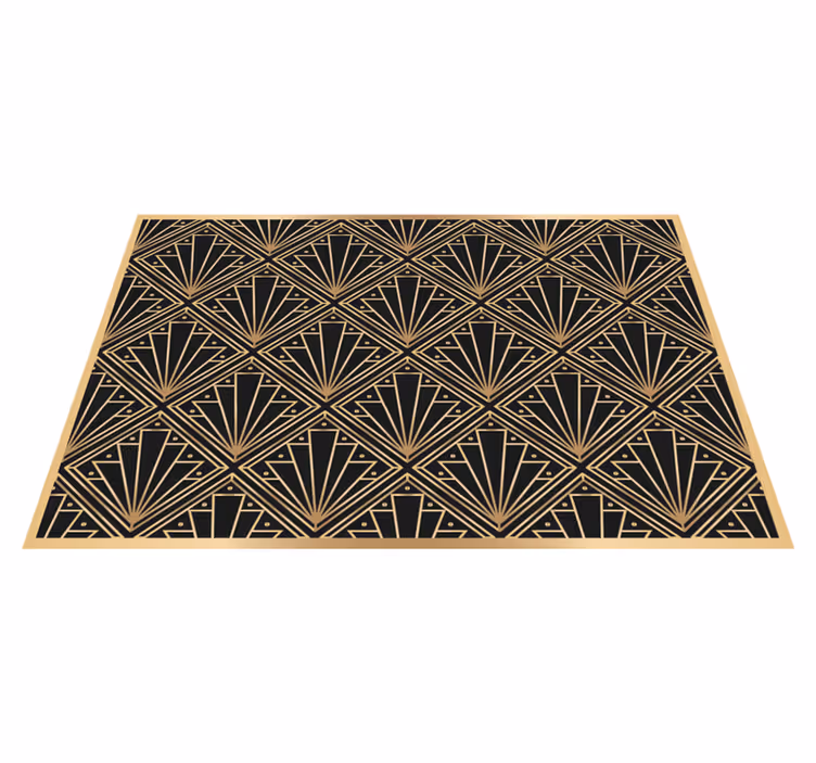 Art deco pattern placemat - TenStickers